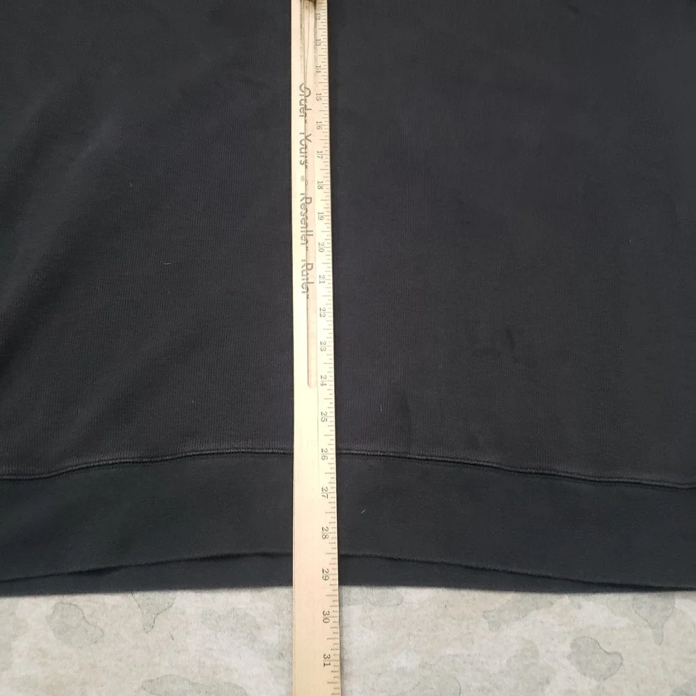 Carhartt Sweater Mens 2XL Black Relaxed Fit Quarter Zip Pullover